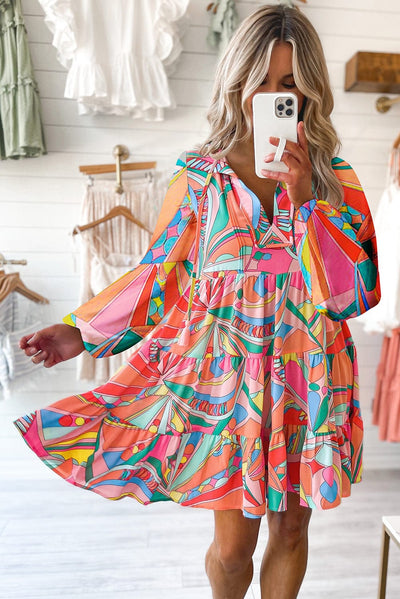 Bold Printed Trendy Smock Dress by Mississippi Hippie Co - Elevate Your Style with Vibrant Prints! - mississippihippieco Bold Printed Trendy Smock Dress by Mississippi Hippie Co - Elevate Your Style with Vibrant Prints!