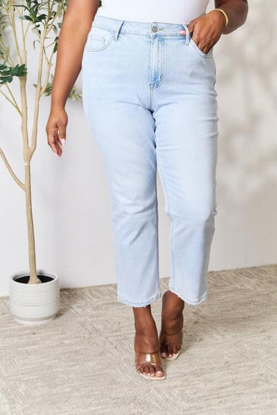 Classic Comfort: BAYEAS Full Size High Waist Straight Jeans – Timeless Style for Every Wardrobe - mississippihippieco Classic Comfort: BAYEAS Full Size High Waist Straight Jeans – Timeless Style for Every Wardrobe