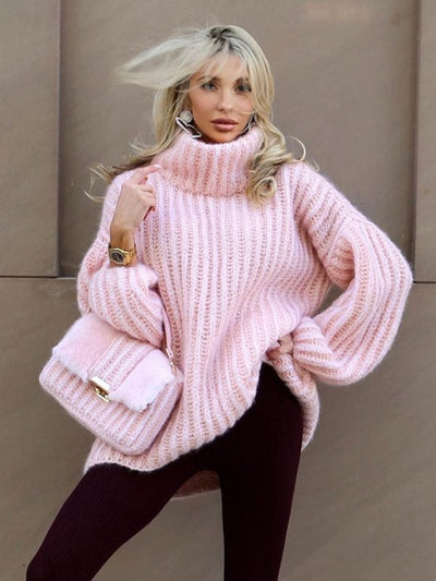 Cozy Chic: Women's Fluffy Long-Sleeved Pullover Sweater - Embrace the Latest Trend in Winter Fashion - mississippihippieco Cozy Chic: Women's Fluffy Long-Sleeved Pullover Sweater - Embrace the Latest Trend in Winter Fashion