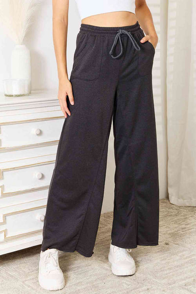 Basic Bae Wide Leg Pocketed Pants | Versatile & Comfortable | Shop Now - mississippihippieco Basic Bae Wide Leg Pocketed Pants | Versatile & Comfortable | Shop Now