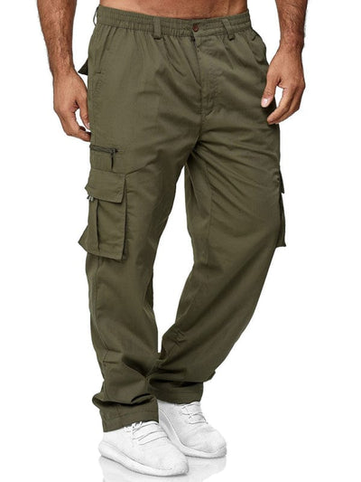 Elevate Your Casual Wardrobe: Men's Trendy Cargo Pants with Effortless Style and Retro Vibe | Mississippi Hippie Co 🌟 Olive green / S
