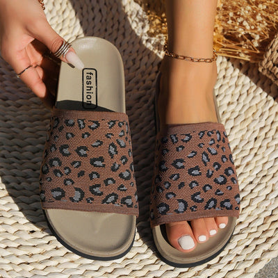 Spring/Summer Must-Have: Leopard Open Toe Flats - Ultimate Comfort & Style 🌞🐆 - mississippihippieco Spring/Summer Must-Have: Leopard Open Toe Flats - Ultimate Comfort & Style 🌞🐆