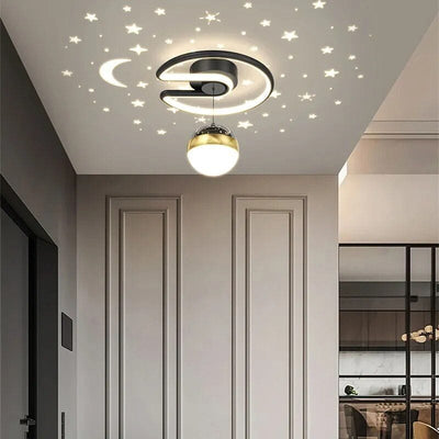 Modern LED Ceiling Light - Multi-Color, Versatile for Home & Office A Style / 3 Light Colors