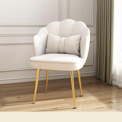 Modern Nordic Light Luxury Makeup Stool - Elegant Bedroom and Living Room Chair