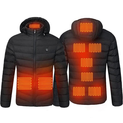 🔥 USB Electric Heated Jacket for Men - 9 Heating Zones for Ultimate Comfort! - mississippihippieco 🔥 USB Electric Heated Jacket for Men - 9 Heating Zones for Ultimate Comfort!