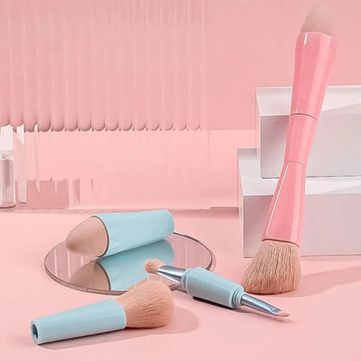 4-in-1 Multifunctional Detachable Professional Makeup Brush Set - Portable Beauty Tools - mississippihippieco 4-in-1 Multifunctional Detachable Professional Makeup Brush Set - Portable Beauty Tools