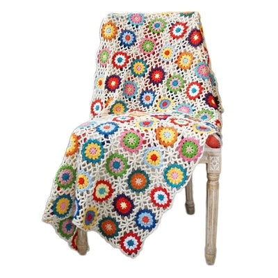 Boho Chic Comfort: Vintage Handmade Crochet Sofa Throw for Timeless Elegance - mississippihippieco Boho Chic Comfort: Vintage Handmade Crochet Sofa Throw for Timeless Elegance