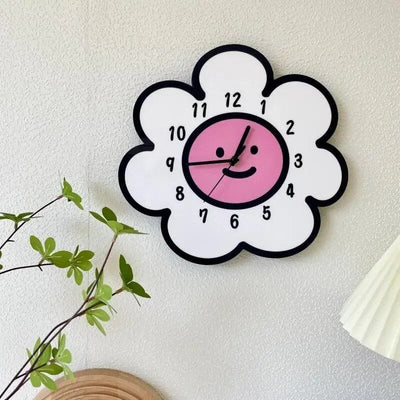 Charming Sunflower Cartoon Wall Clock Kitchen Clock - mississippihippieco Charming Sunflower Cartoon Wall Clock Kitchen Clock