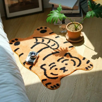 Charming Tiger Cartoon Mat - mississippihippieco Charming Tiger Cartoon Mat