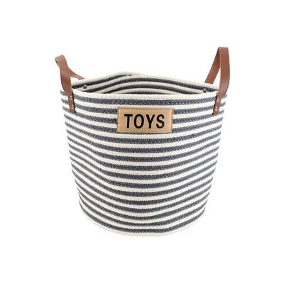 Cotton Rope Pet Toy Storage Basket - mississippihippieco Cotton Rope Pet Toy Storage Basket