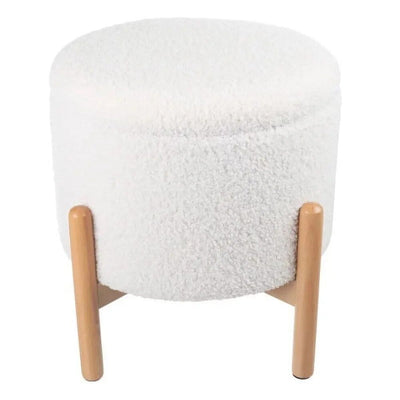Discover Timeless Luxury with Our Elegant White Round Ottoman - Stylish and Functional Storage Solution - mississippihippieco Discover Timeless Luxury with Our Elegant White Round Ottoman - Stylish and Functional Storage Solution