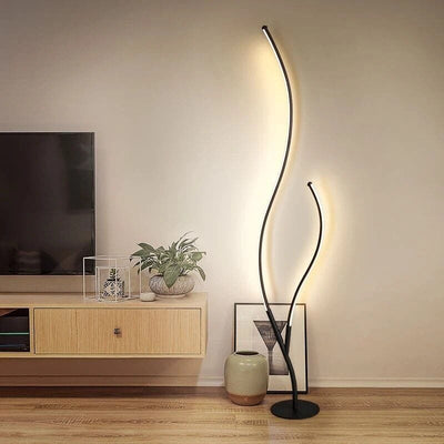 Illuminate Your Space with Style: Modern Nordic LED Floor Lamp - Creative Branch Design for Living Room and Bedroom