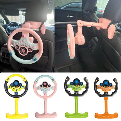 🚗 Interactive Fun: Electric Steering Wheel Toy with Light and Sound for Children - Drive into Imagination!