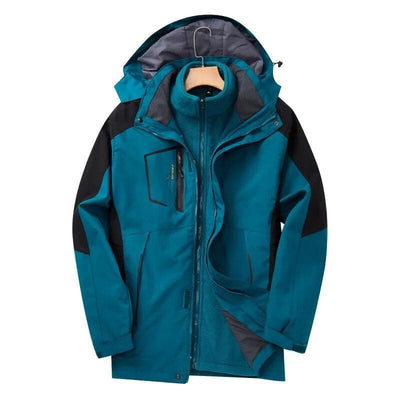 Stay Dry and Warm: Waterproof 2-in-1 Winter Outdoor Jacket - Versatile Protection for Cold Seasons! - mississippihippieco Stay Dry and Warm: Waterproof 2-in-1 Winter Outdoor Jacket - Versatile Protection for Cold Seasons!