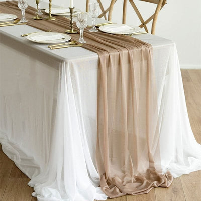 Table Runner Luxury Sheer for Wedding Rustic Boho