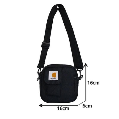 Versatile Oxford Crossbody Bag Black